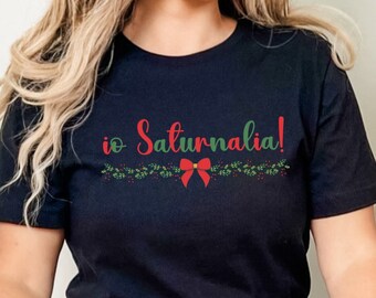 Saturnalia Holiday Tee, Unisex für Damen und Herren. Das perfekte Yule oder Weihnachtsgeschenk.