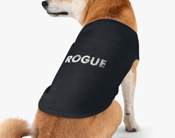 Camiseta de perro ROGUE para fans de D&D, regalo para frikis, regalo para gamers, divertida camiseta de D&D para perro, camiseta de gato, camiseta genial para mascotas para fans de los juegos de rol de fantasía