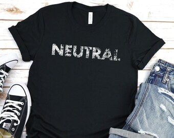 Camiseta unisex de D&D de alineamiento neutral, camiseta de DnD, regalo para geeks, regalo para gamers, camiseta genial para fans de los juegos de rol de fantasía