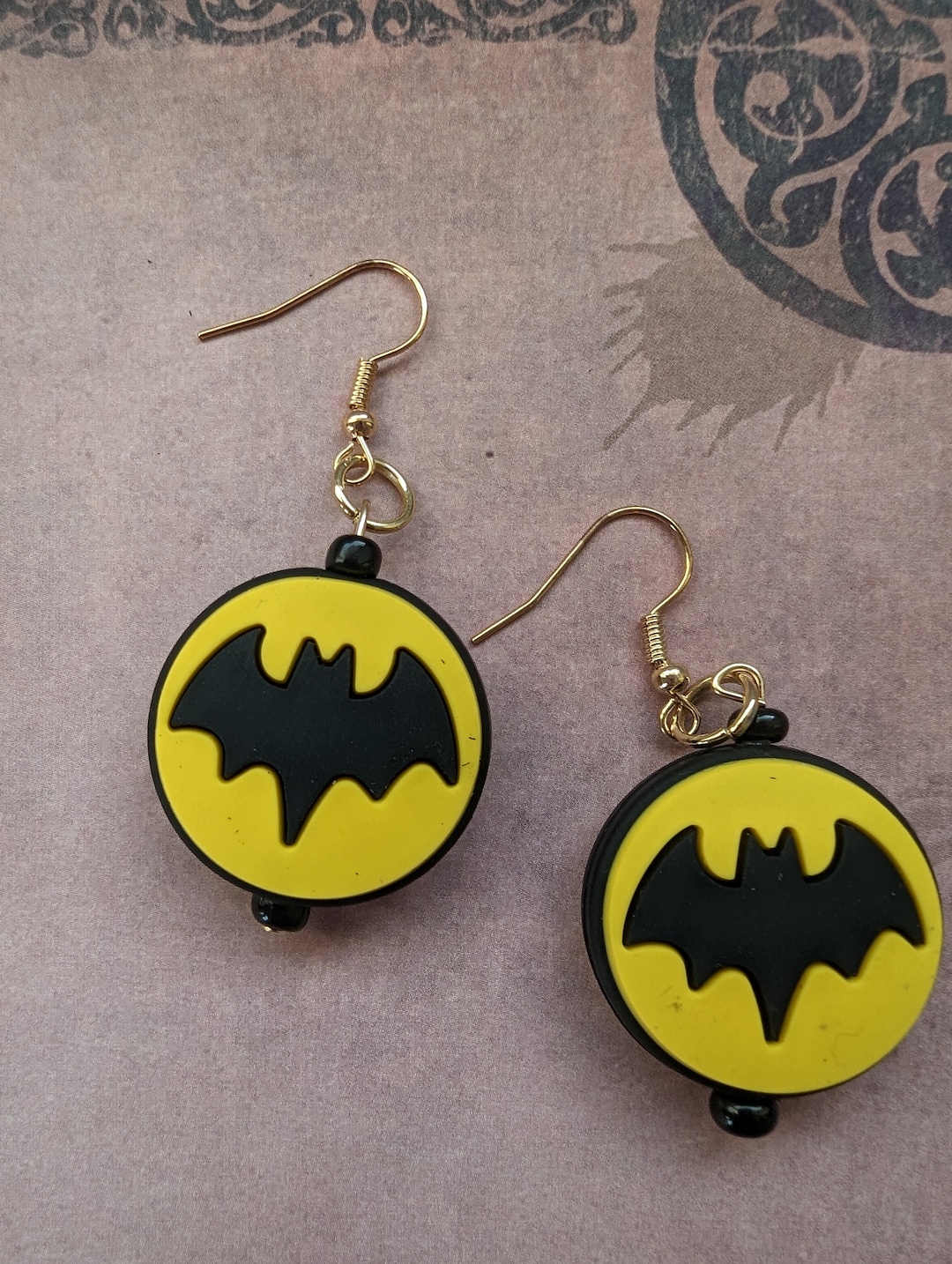 Batman Earrings Etsy
