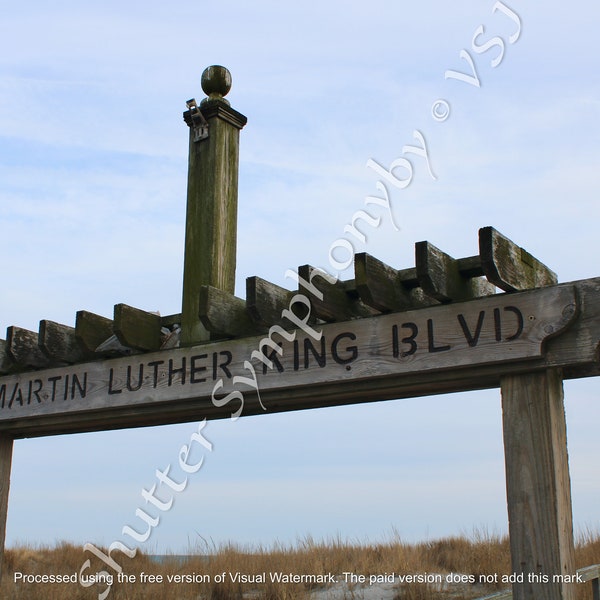 Martin Luther King Drive Photograph Digital Photo High Resolution Original Photo Digital Print Artwork Poster Atlantic City Digital Download