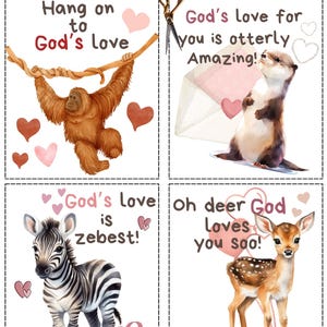 Christliche Valentinstagskarten | Saisonale Printables | Gott liebt dich Valentinstagskarten, Klassenzimmerbörse Valentinstagskarte Digital