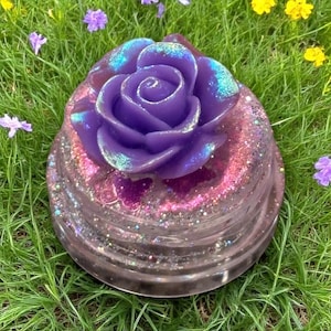 Pink Holographic Diamond Painting Putty: AB Drill Adhesive with Free Charm