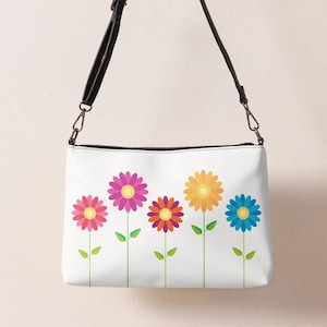 Daisies Crossbody Bag also a Wrist Bag or Shoulder Bag