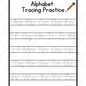 Toddler Tracing Workbook | 51-Page Printable Activity Book