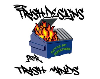 La basura diseña el incendio del contenedor de basura.