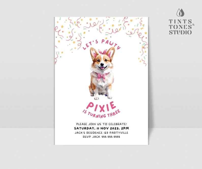Printable Dog Birthday Card, Printable Birthday Card Funny Digital ...