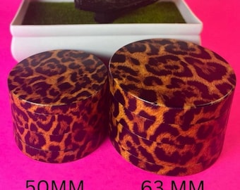 63 mm/50 mm 4-laags metalen grinder – luipaardprint, duurzame grinder, rookaccessoires