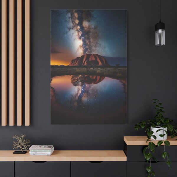 Uluru Rock Canvas Wall Art Uluru Rock Art Deco Uluru Rock Wall Art Famous Art Art Deco Uluru Rock Wall Canvas