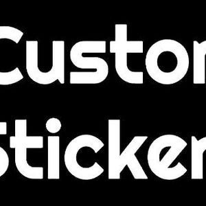 Aangepaste vinylstickers - 6 inch