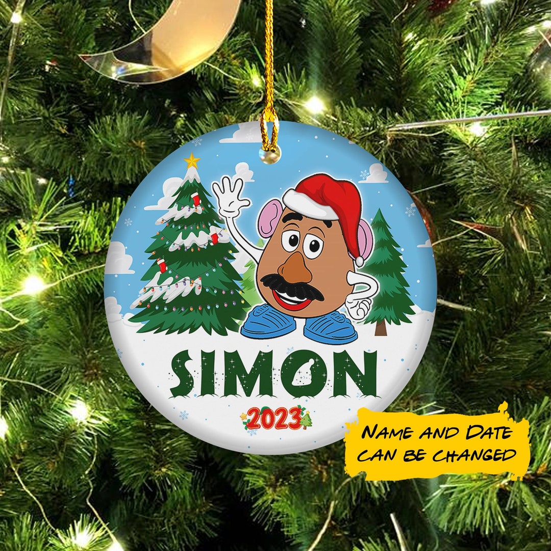Custom Toy Story Potato Christmas Ornament Toy Story Hanging Etsy
