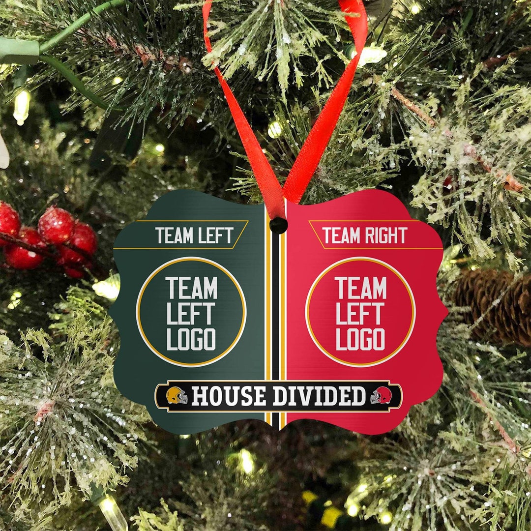 Personalize House Divided Christmas Ornament House Divided Etsy