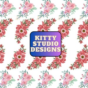 Floral Seamless Pattern Digital Print