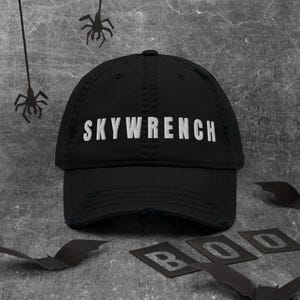 Skywrench Embroidered Hat - Aircraft Mechanic and Aviation Gift for Pilots & Airplane Lovers. Aircraft worker. Men hat aircraft