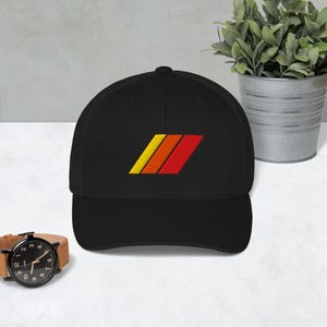 Toyota Heritage Retro Trucker Hat | 3-Stripe Off-Road Cap | Classic 4x4 Hat | Overland Adventure Hat | Vintage Racing Cap | JDM Style