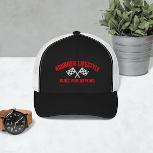 4Runner Lifestyle Trucker Hat |Built for Beyond Embroidered Hat | Yupoong 6606 | Toyota 4Runner Hat | Off-Road Adventure Cap | 4x4 Trail Hat