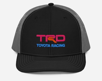 Gorra de camionero TRD Toyota Racing: gorra Richardson 112 bordada, equipo todoterreno TRD para entusiastas de Toyota, gorra de aventura 4x4