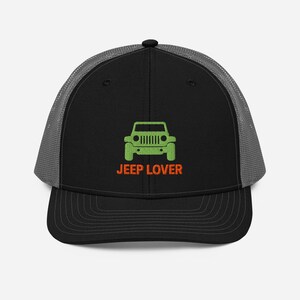Jeep Lover Trucker Hat – Embroidered Richardson 112 Cap for Off-Road Enthusiasts, 4x4 Trail Gift, Adventure Lifestyle Jeep Cap