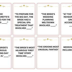 Cards for Bachelorette fun and humility