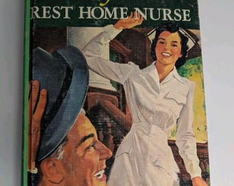 Cherry Ames Rest Home Nurse #15 Julie Tatham 1954 Vintage Hardcover Grosset