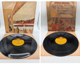 Stevie Wonder 2 LP Lot Innervisions Fulfillingness 1973 1974 Tamla Vinyl VG