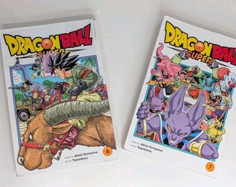 Dragon Ball Super Manga Vol 6 & 7 Lot VIZ Shonen Jump Akira Toriyama Toyotarou