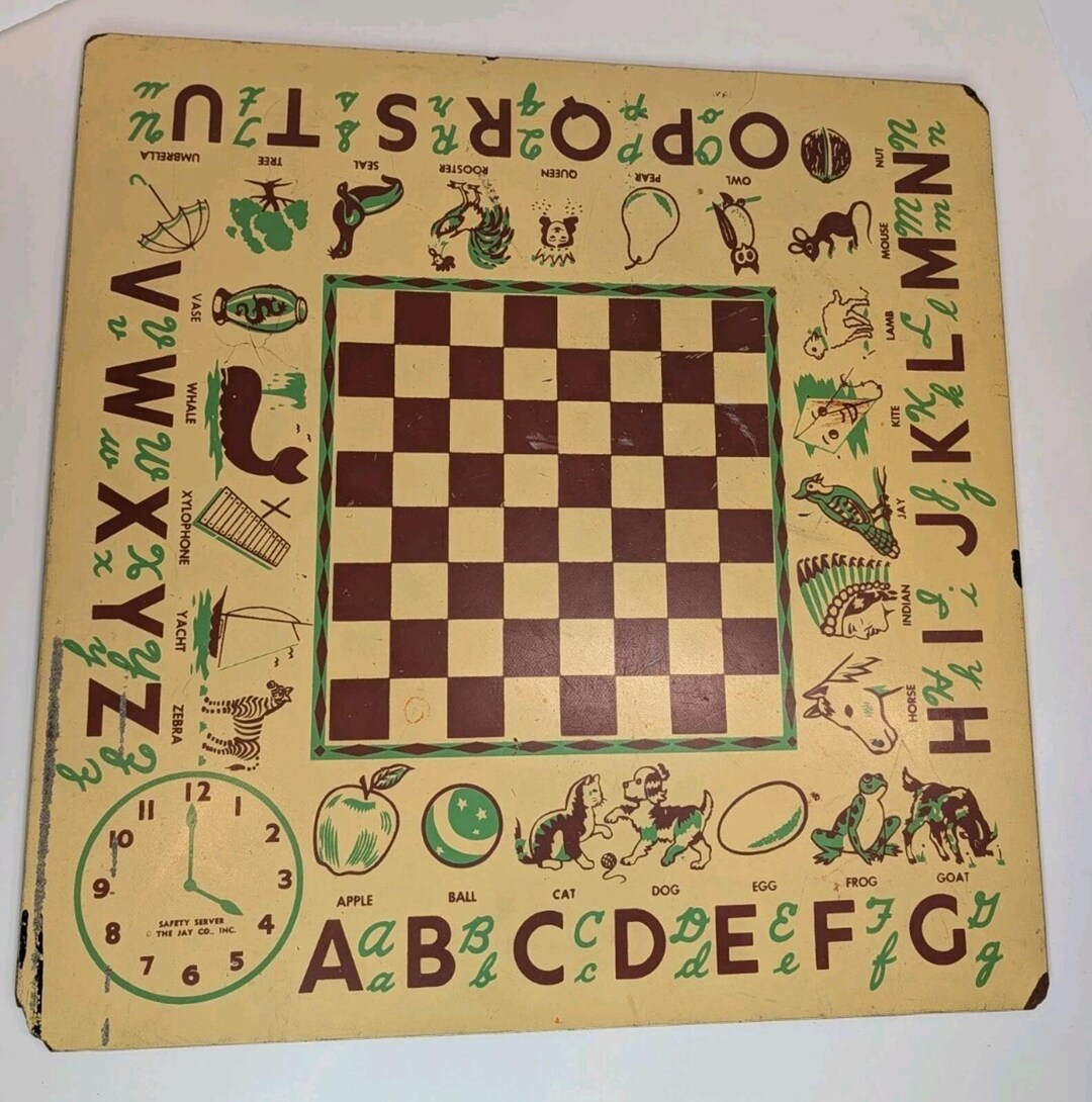 Vintage 1950s Children's ABC Alphabet 23
