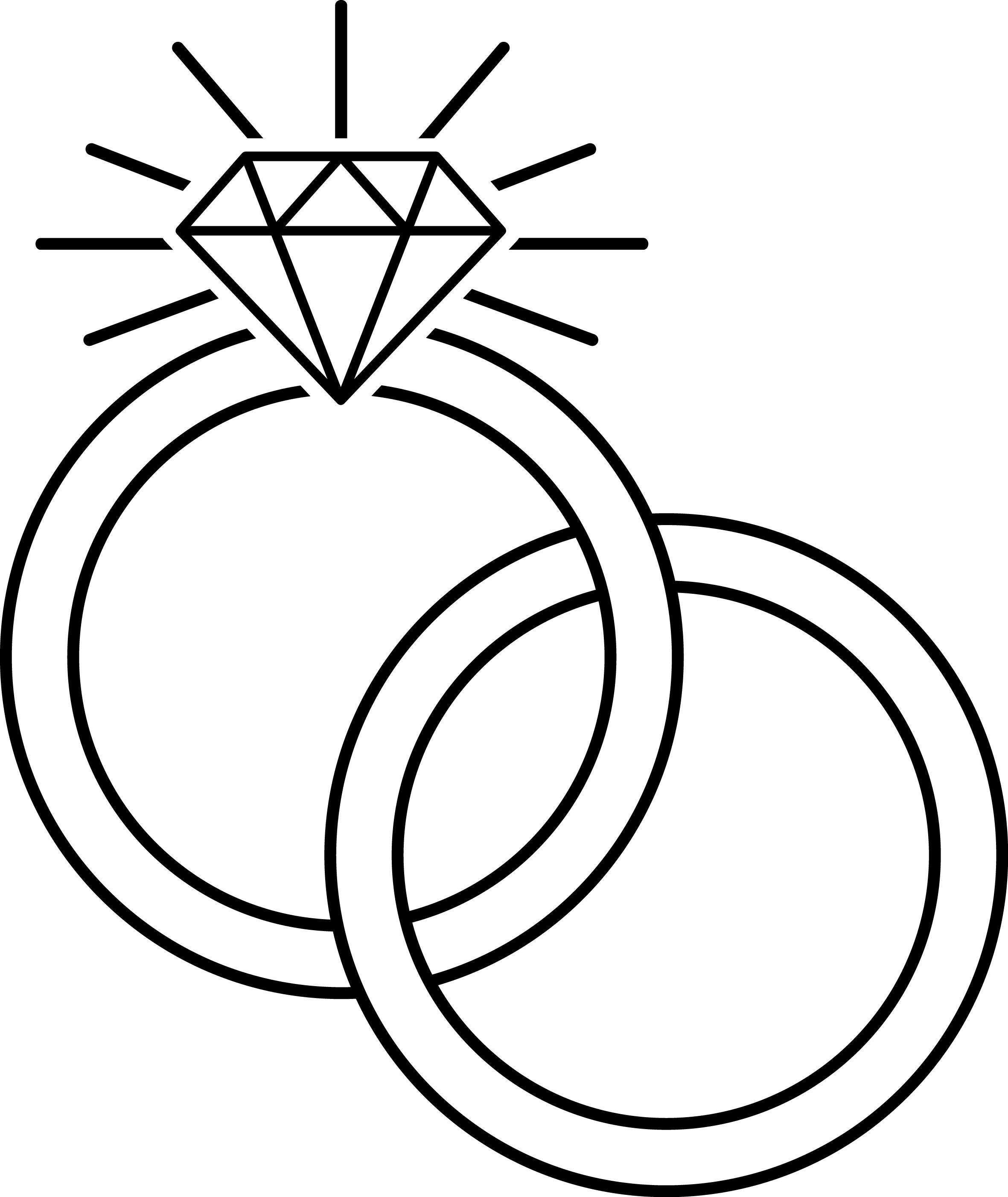 Graphic_wedding Rings Etsy