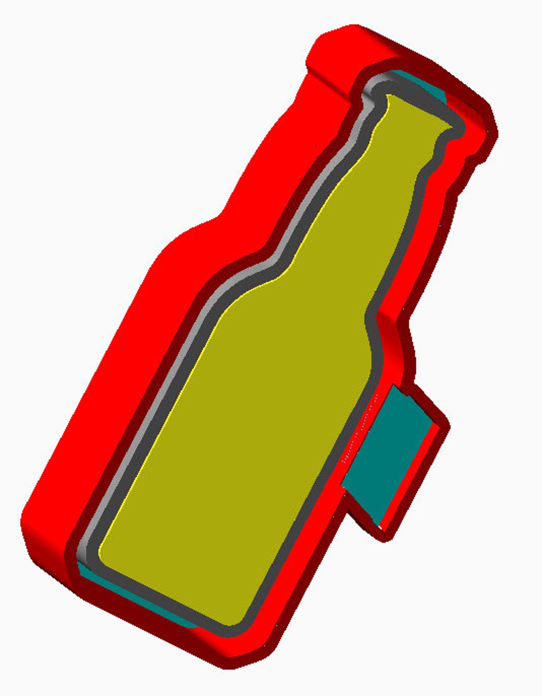 Beer Bottle Freshie Blank for Molding 3d Printer File STL Etsy