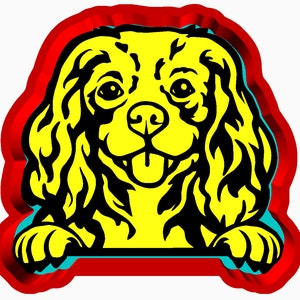 Dog - King Charles Breed - Freshie Blank for molding 3d printer - file STL