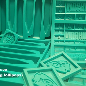 Custom Chocolate Mold With Your Design - Tray of Bars or Single Bar  | Custom Candy Mold