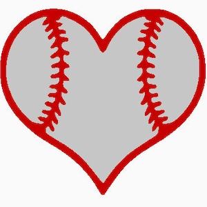 Baseball Heart Valentines Day - Freshie Blank for molding 3d printer file STL | Baseball Love