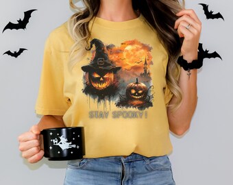 Stay Spooky shirt, Comfort Colors Tee, Ghost Shirt, Stay Spooky, Halloween Crewneck, Cute Halloween shirt, Spooky Season, Fall Shirt