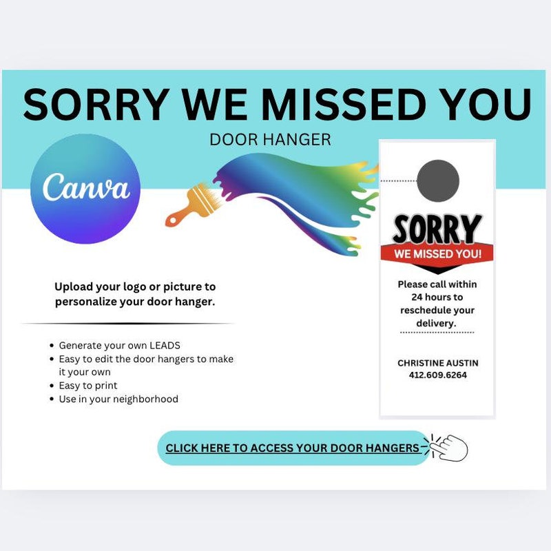 Sorry We Missed You Sign Etsy