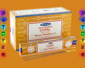 Satya Nag Champa - COPAL Incense Sticks (15 Gram Box) Bulk Wholesale| Free Shipping