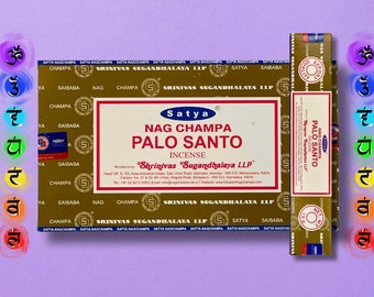 Satya Nag Champa - Palo Santo Incense Sticks (15 Gram Box) Bulk Wholesale| Free Shipping