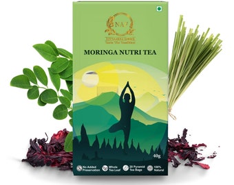 Moringa Nutri Tea Organic All-Natural Energy Booster