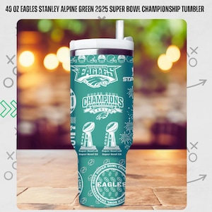 Personalized Philadelphia Eagles 2025 Super Bowl Champions Stanley Tumbler 40oz