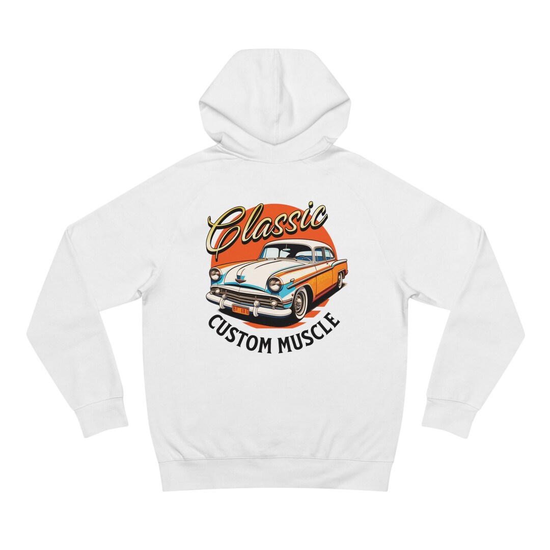 Muscle Car Classic Custom Hoodie Classic Car Hoodie Hot Rod Sweater Pullover Hoodie AS 5101