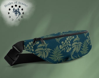 Ferns Hip / Waist Bag - Teal