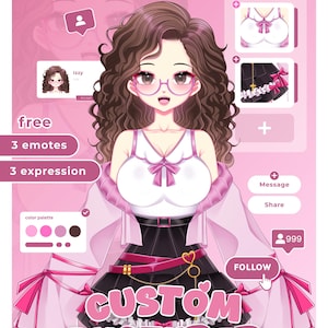 Custom Pngtuber Model: Streaming Avatar Design