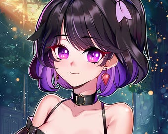 Custom Pfp, Pfp Anime, PFP for twitch, PFP Commission, Vtuber pfp, Profile Icon, Anime, Profile picture, Pngtuber pfp, Valentine Days