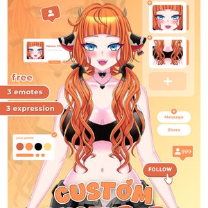 Custom Pngtuber Model: Streaming Avatar Design