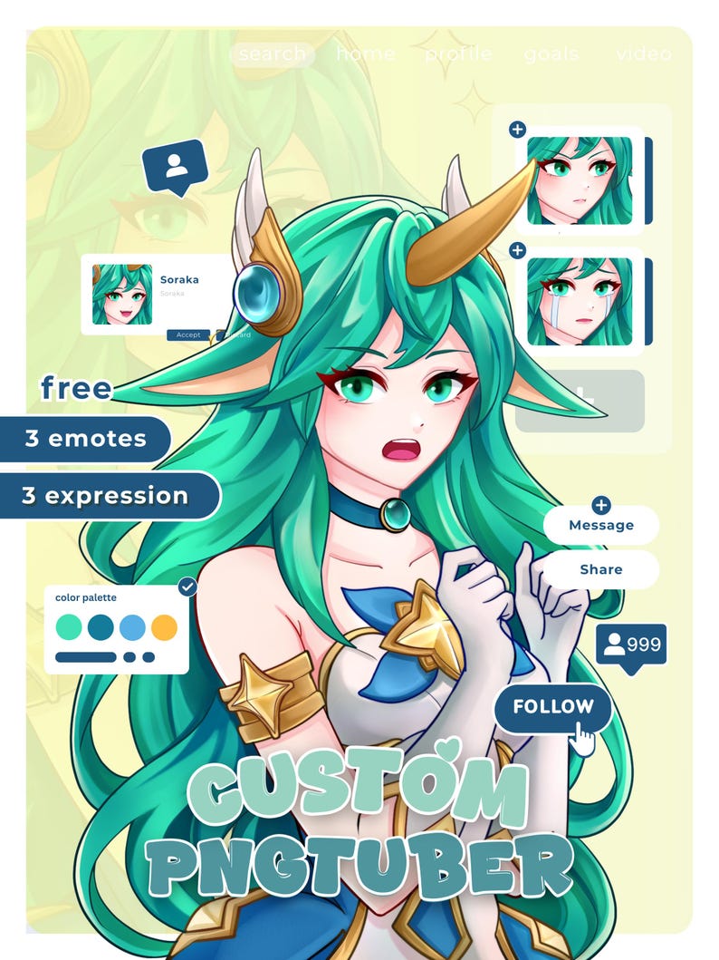 Custom Pngtuber Model: Streaming Avatar Design