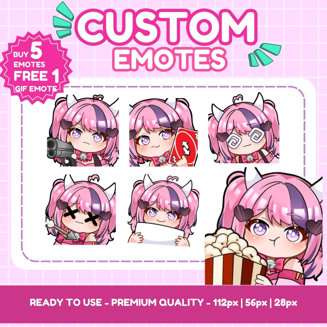 Twitch Emoji for Streamer | High Quality Custom Premium Twitch Emotes ...