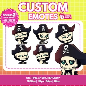 Aangepaste chibi-twitch-emotes | Geanimeerde emotes voor Vtuber, Kick, YouTube en Discord | Anime-stijl