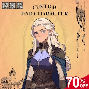 DND | Benutzerdefinierte DND Charakter | D&D Charakter | Porträts anpassen | Charakter Porträt | D&D Charakter Bogen | Weihnachtsgeschenk | Benutzerdefinierter Stil