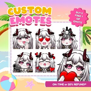 Custom Pet Emotes, Sub Emotes, Twitch & Kick Emotes for Streamers | Anime Style Animated