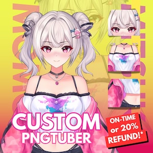 Png-knolmodel | Live2d-model | Aangepaste png-knol | Leuke png-knol | Leuk model | Veadotube | Pngtuber-anime | Giftuber