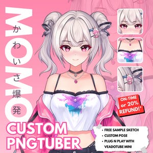 Png-knolmodel | Live2d-model | Aangepaste png-knol | Leuke png-knol | Leuk model | Veadotube | Pngtuber-anime | Giftuber